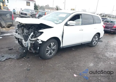 2019 Nissan Pathfinder Sv z USA, uszkodzony, nr VIN 5N1DR2MM3KC615946